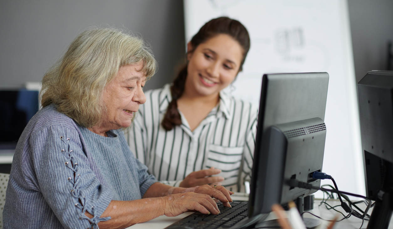 Helping an older family member write her life story